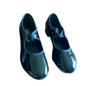 {So Dance} Shiny  Leather Tap Shoes Kids 12.5